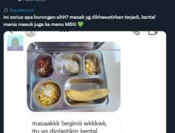 Netizen Heboh, Kental Manis Dihidangkan dalam Menu MBG