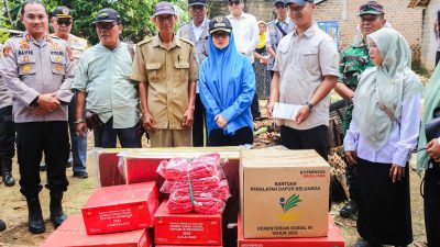 Bupati Nanda Dampingi Wasev Panglima TNI Tinjau TMMD Ke-127 Kodim 0421/Lampung Selatan